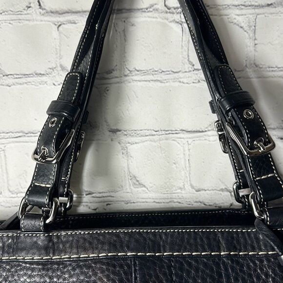 Coach Bags Coach 5749 Black Soft Pebble Leather Tote Bag Hobo